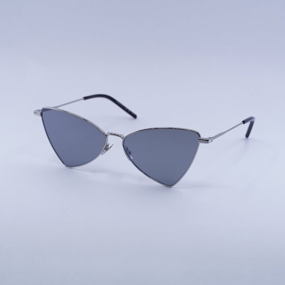 🕶️ New Saint Laurent SL303 JERRY 010 Sunglasses - Silver Frame, Grey Lenses - Picture 3 of 10